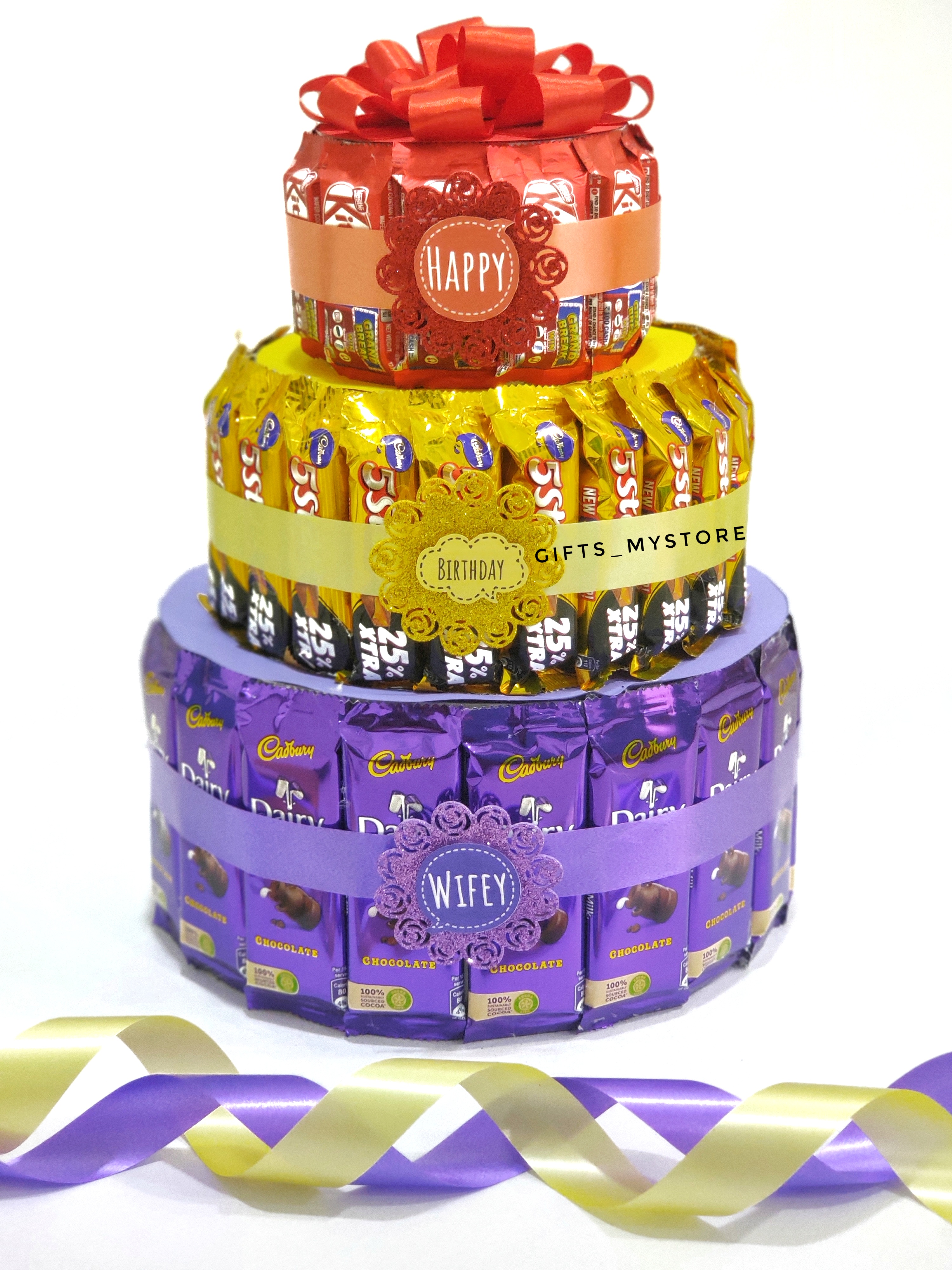3 TIER CHOCOLATE HAMPER